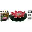 Lotus kelluva led-valolla 28 cm - Puutarhapatsaat, koristeet - 8719987342738 - 1