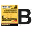 Tarrakirjain B 50 mm - Postilaatikot ja numerot - 6438152088678 - 1