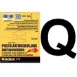 Tarrakirjain Q 100 mm - Postilaatikot ja numerot - 6438152088548 - 1