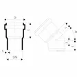 Viemäriputki PVC 87° - Viemäröinti ja vesilukot - 5700036755398 - 2