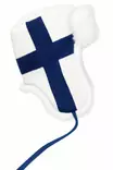 Retki Karvahattu neulottu Suomen lippu - Retkeilyasusteet - 6418536042168 - 3