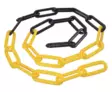 Muoviketju 8 mm 25 metriä kelta-musta - Turvallisuustuotteet - 8716106791538 - 1