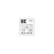 Mikrorele 12V, 20A/35A, vastuksella - Katkaisijat - 8719493161038 - 3