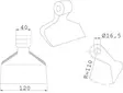 Vasaraterä 40/120 mm - Silppurit - 8716106324798 - 2