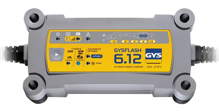 Akkulaturi GYS GysFlash 6.12 12 V - Invertterit, laturit - 3154020029378 - 1