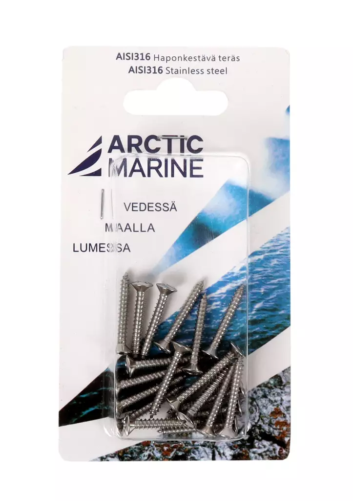 Arctic Marine yleisruuvi 3,5x25 mm 20 kpl - Ruuvit ja naulat - 6430045422668 - 1