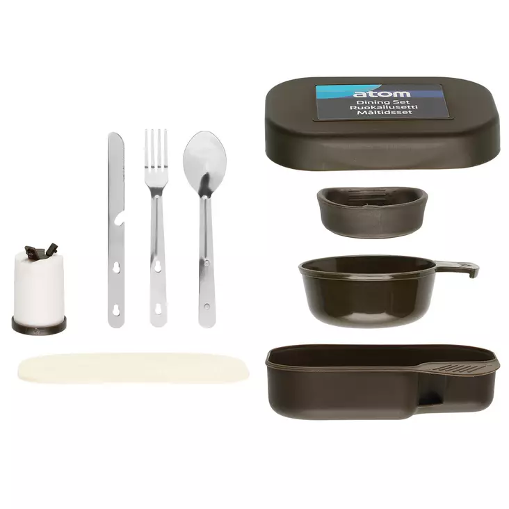 Atom ruokailusetti retkeilijälle - Retkiruokailu - 6410412865908 - 1