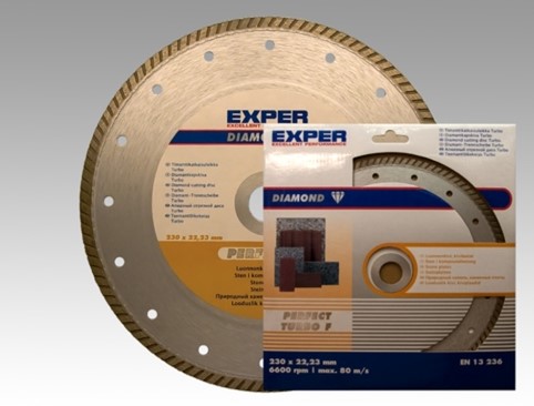 Exper Timanttiterä 125X22 Turbo F - Katkaisulaikat - 6438081000628 - 2