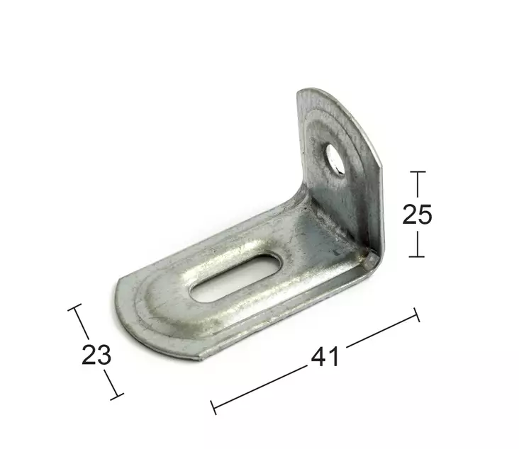 Habo kalustekulma 501 41 x 25 mm 4 kpl - Naulauskulmat ja -levyt - 7317900016158 - 1