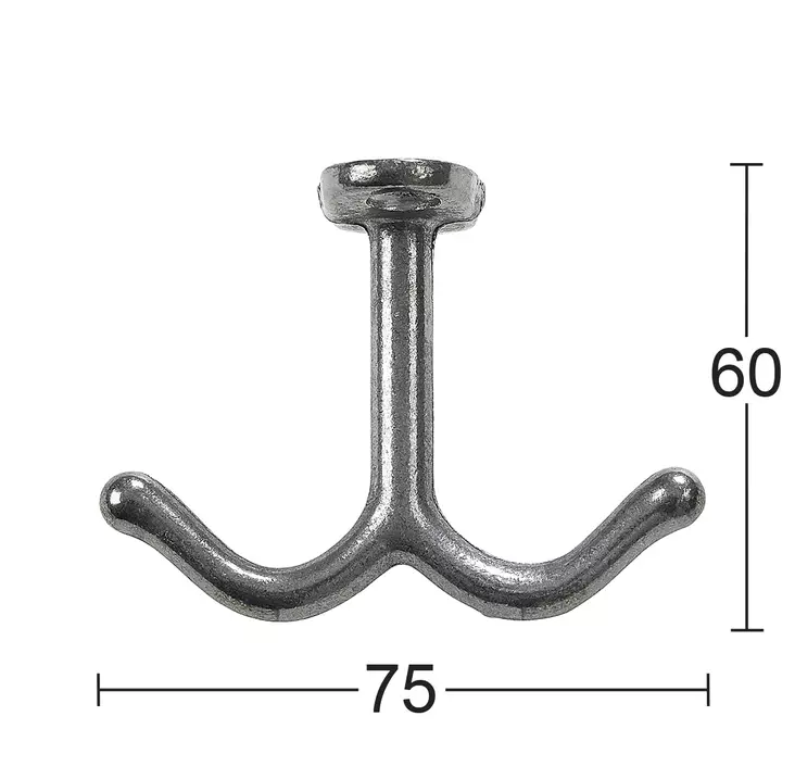 Habo koukku 140 alumiini 2 kpl/pkt - Seinäkoukut, naulakot - 7317900027178 - 1