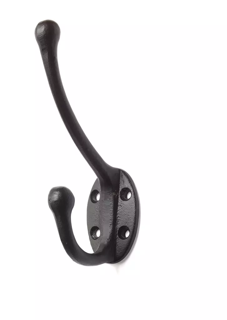 Habo koukku Solid taottu musta - Seinäkoukut, naulakot - 7317900186288 - 1