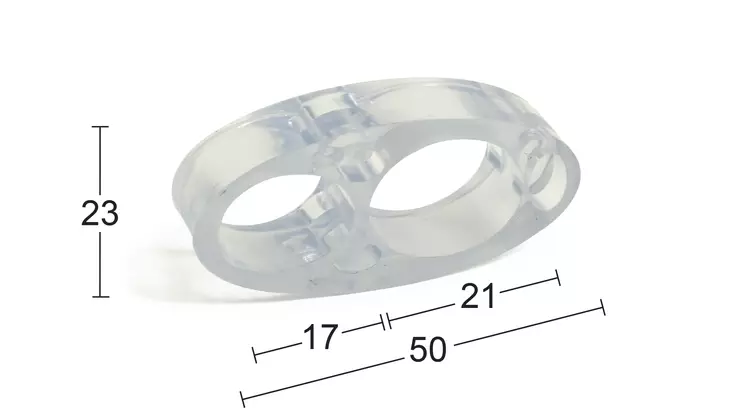 Habo ovenpysäytin kombo muovi - Muut ovitarvikkeet - 7317900165528 - 1