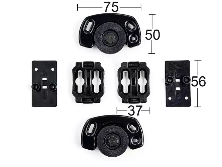 Habo tarvikesarja ROLL-25 - Liukuovitarvikkeet - 7317900118678 - 1