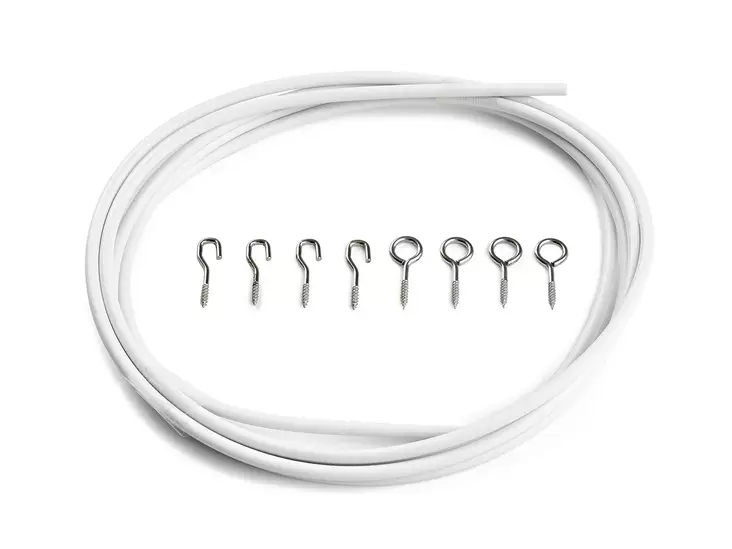 Habo verhovaijeri 1841-5 2 m valkoinen - Ikkunatarvikkeet - 7318750184158 - 1