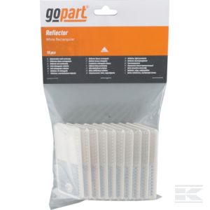 Heijastin suorakaide kirkas 10 kpl/pkt - Muut traktoritarvikkeet - 8719607096348 - 1