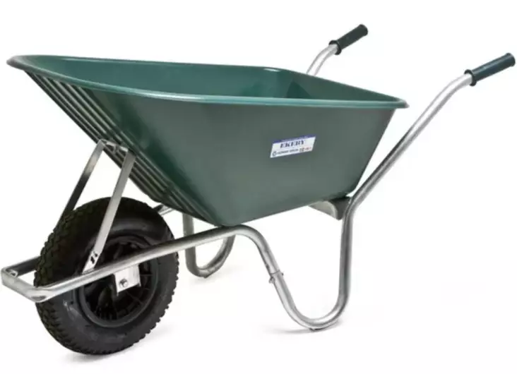 Hörby Bruk kottikärryt vihreä 100 litraa - Kärryt, pyörät - 17171308 - 1