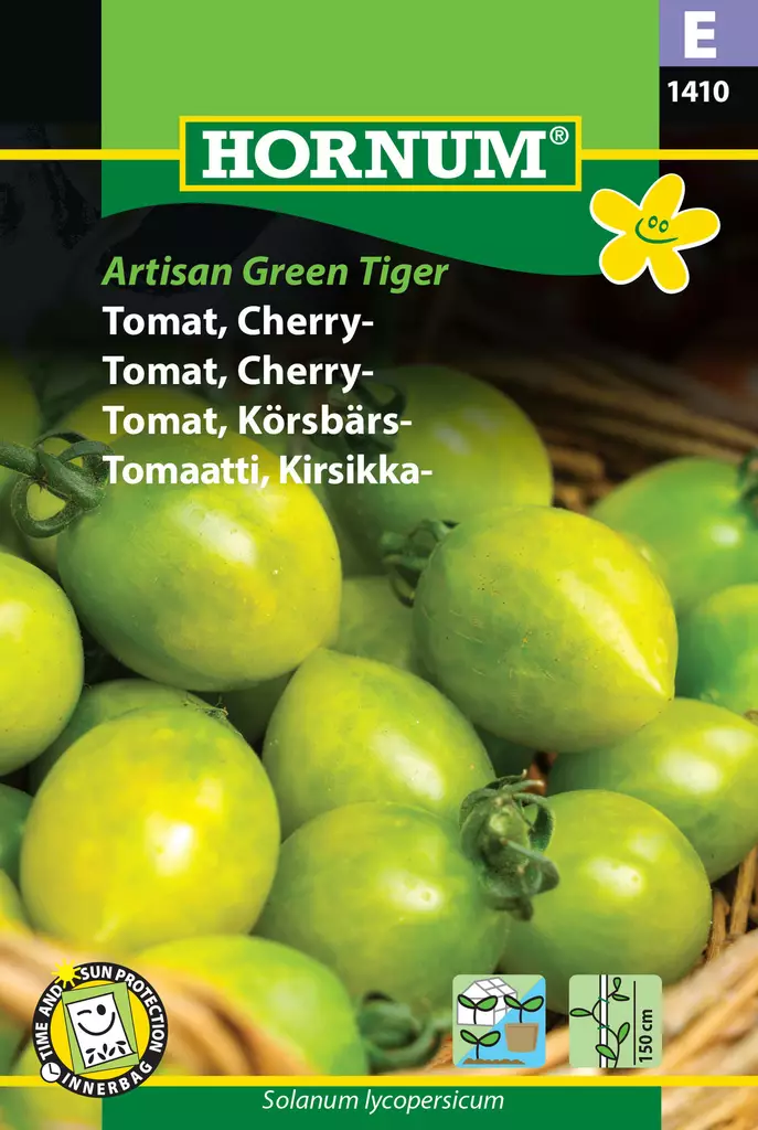 Kirsikkatomaatti ´Artisan Green Tiger´ - Siemenet ja siemenperunat - 5708787014108 - 1