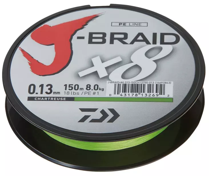Kuitusiima J-Braid X8 - Siimat - 043178132708 - 1
