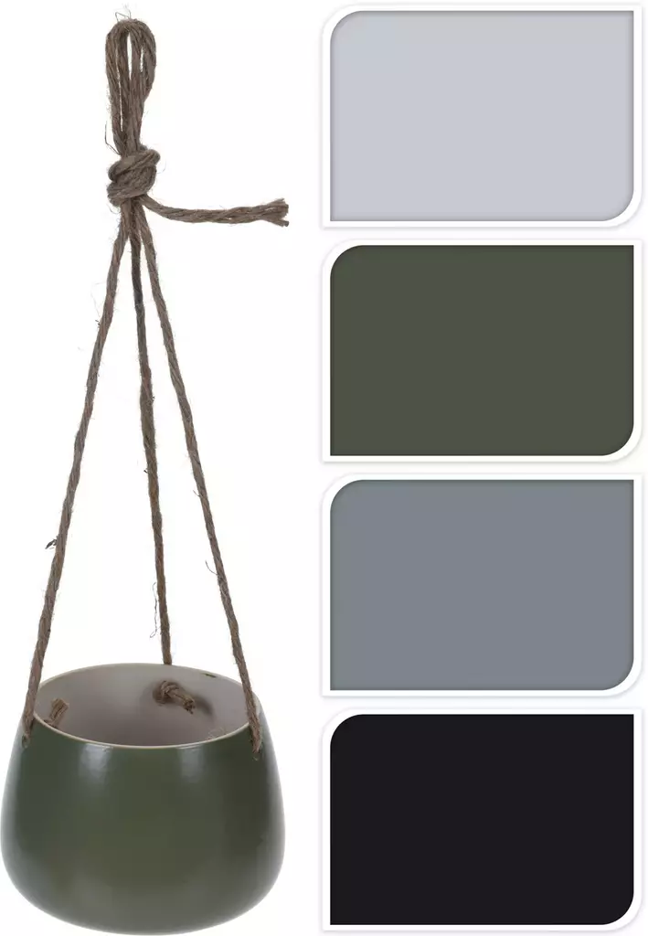 Kukkaruukku amppeli keraaminen - Ruukut, vaasit, korit - 8719987422218 - 1