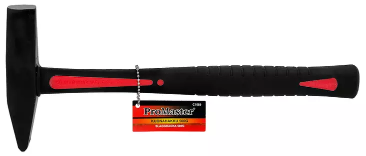 Kuonahakku 500 g lasikuituvarrella - Vasarat ja kirveet - 6420286810898 - 1