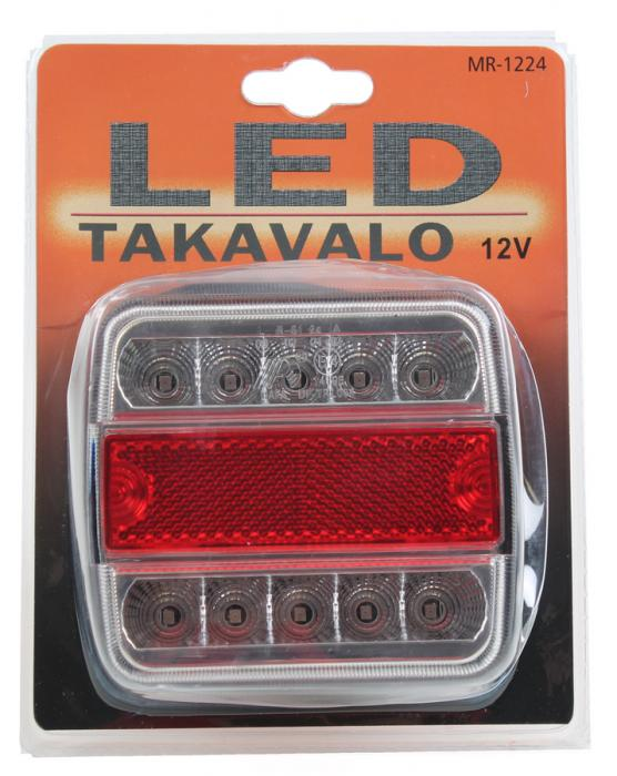 LED takavalo 12-24V, värillinen - Huomiovalot ja majakat - 6430032156408 - 1