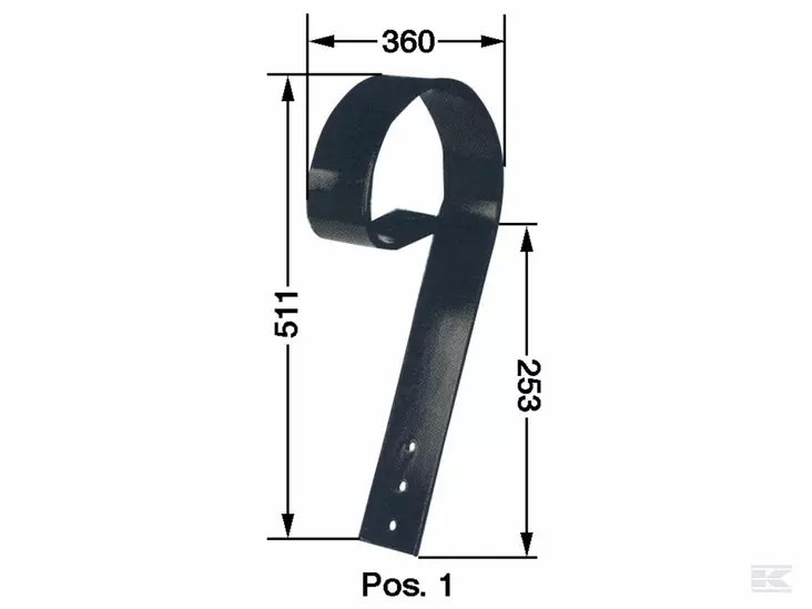 Lanajousi 80 x 10 mm - Auran osat - 5700032854118 - 1