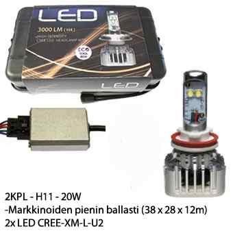 Led-muutossarja H11 30W - Työvalot - 6419943616218 - 1