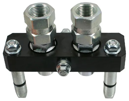 Pikaliitin Multifaster PB06 2 x 3/8" (1/2" kierre; työkoneosa) - Hydrauliikka - 8719607059398 - 1