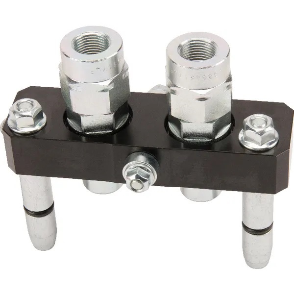 Pikaliitin Multifaster PB06 2 x 3/8" (3/8" kierre; työkoneosa) - Hydrauliikka - 6418914891838 - 1