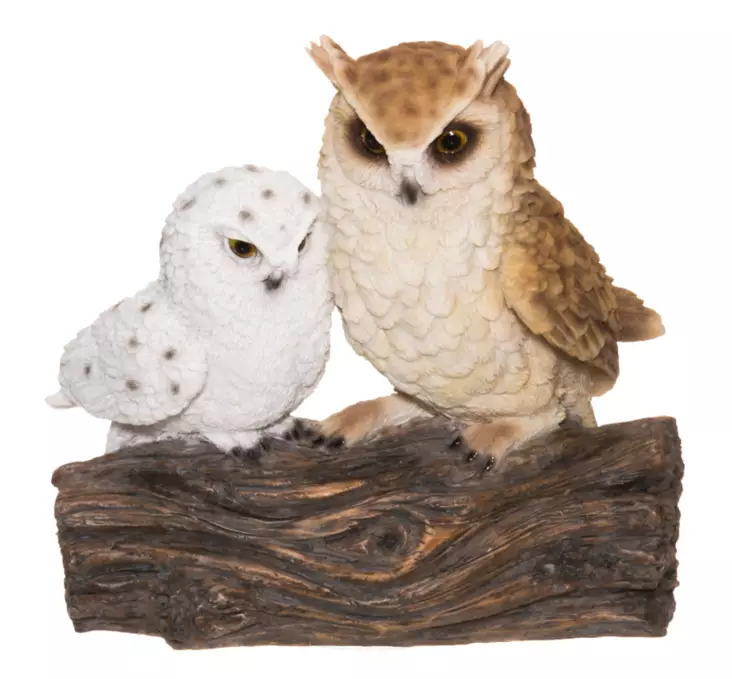 Pöllöt kannolla - Puutarhapatsaat, koristeet - 6410416026558 - 1