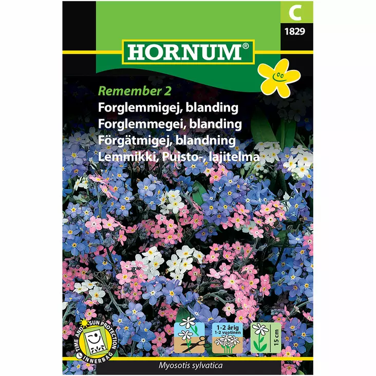 Puistolemmikki Remember väriseos - Siemenet ja siemenperunat - 5708787018298 - 1