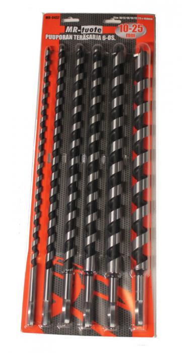 Puuporanteräsarja 6-os. 460 mm - Puuporanterät - 6430013068928 - 1