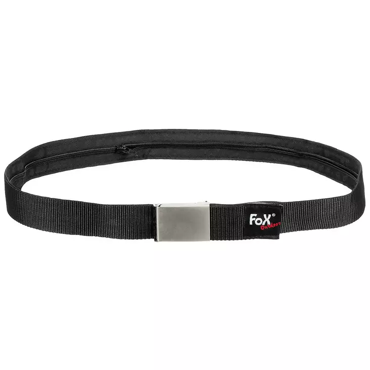 Rahavyö täyspitkällä taskulla musta - Retkeilyasusteet - arm0000003288 - 1