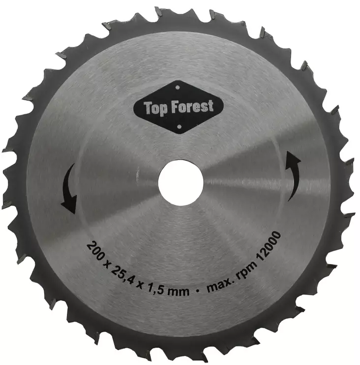 Raivaussahan kovapalaterä 200x25,4x1,5mm - Sirkkelin- ja pyörösahanterät - 6430074694838 - 1