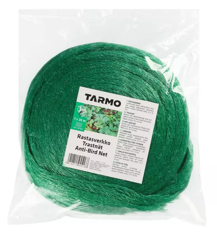 Rastasverkko tiheä 7x20 metriä - Lintujen torjunta - 6410411945168 - 1