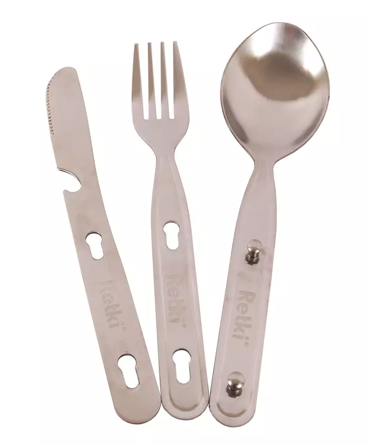 Retki Camp'n'Cook -lusikka-haarukka-veit - Retkiruokailu - 6418536001738 - 1