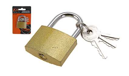 Riippulukko 40 mm - Riippulukot, salvat, haat - 8711295202728 - 1