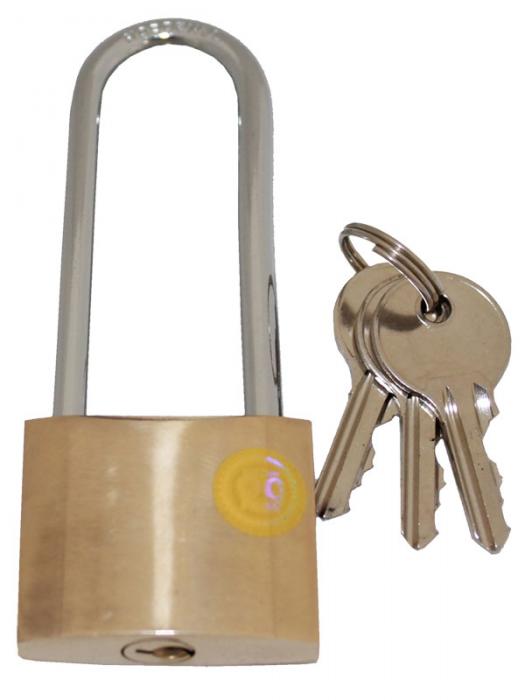 Riippulukko 50 mm, pitkä sanka - Riippulukot, salvat, haat - 6430032159638 - 1