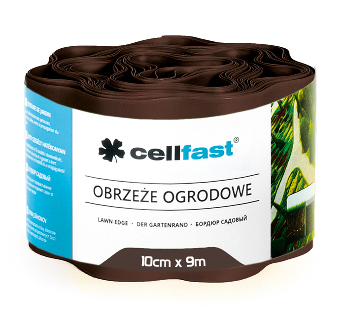 Ruohon rajausaita ruskea 10 cm x 9 m - Muut puutarhakankaat - 5901828850868 - 1