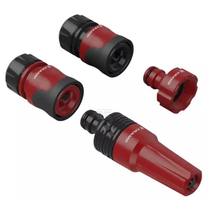 Säädettävä letkusuutinsarja 1/2'' - Kasteluletkut - 8719493174618 - 1