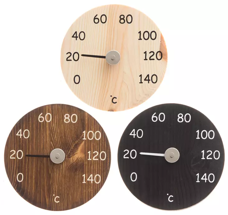 Saunamittari puinen pyöreä - Saunatarvikkeet - 6410412530998 - 1