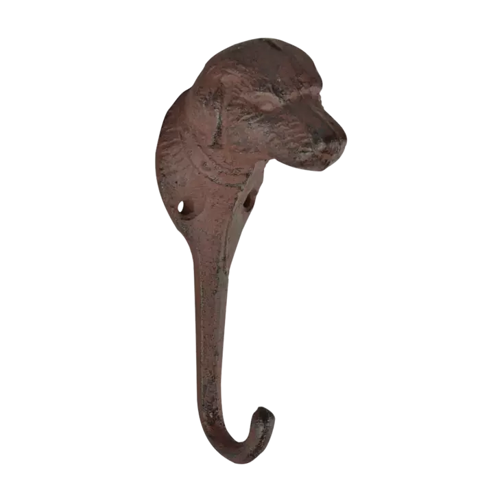 Seinäkoukku Koira valurautaa - Koira-aiheiset tuotteet - 8714982046988 - 1