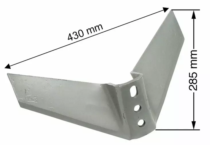 Siipiterä 430 x 8 mm - Maanmuokkaustarvikkeet - 5700031389888 - 1