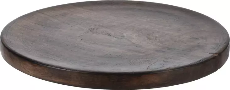 Tarjoilualusta tumma puinen 30 cm - Tarjoiluastiat, kattaus - 8719987650208 - 1