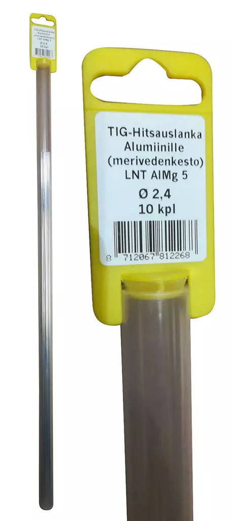 Tig-hitsauslanka alumiinille 2,4mm 10kpl - Hitsauspuikot - 8712067812268 - 1