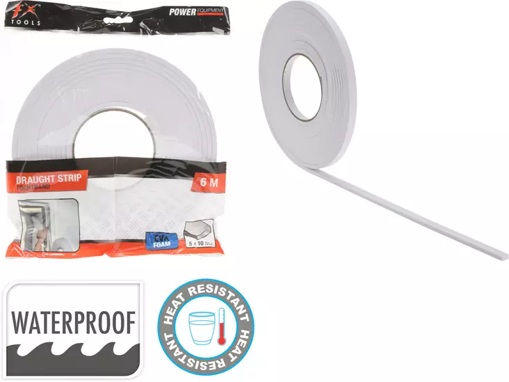 Tiivistenauha 10 mm 6 metriä - Teipit - 8720573647038 - 1