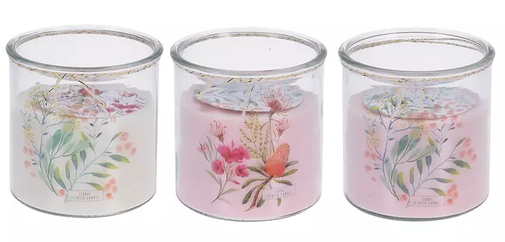 Tuoksukynttilä Botanic Garden lasipurkissa - Tunnelmavalot - 8719987485398 - 1