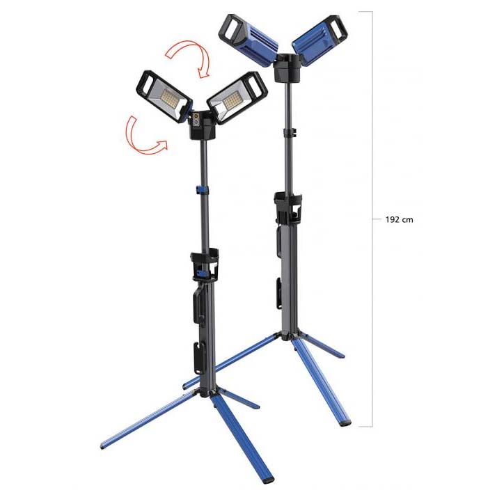 Twin led-työvalaisin jalustalla - Työvalot - 6430074692728 - 1