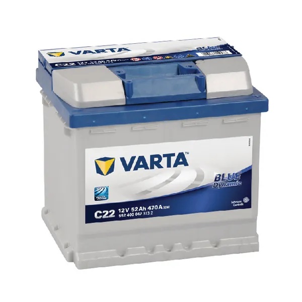 Varta Blue Dynamic 12V 52Ah 470A käynnistysakku - Käynnistysakut - 4016987119488 - 1