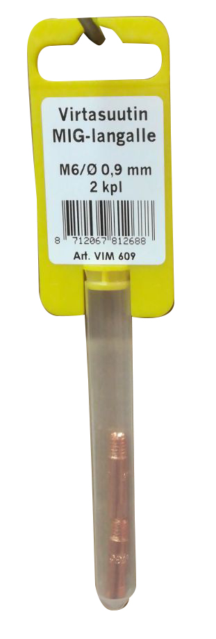 Virtasuutin Mig-langalle M6/0,9 mm - Hitsauspuikot - 8712067812688 - 1